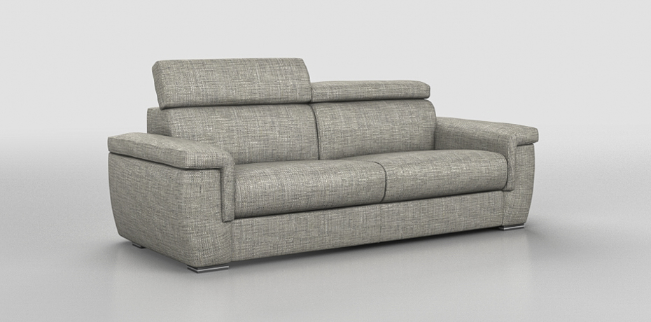 Montecchio - 4 seater sofa bed squared armrest